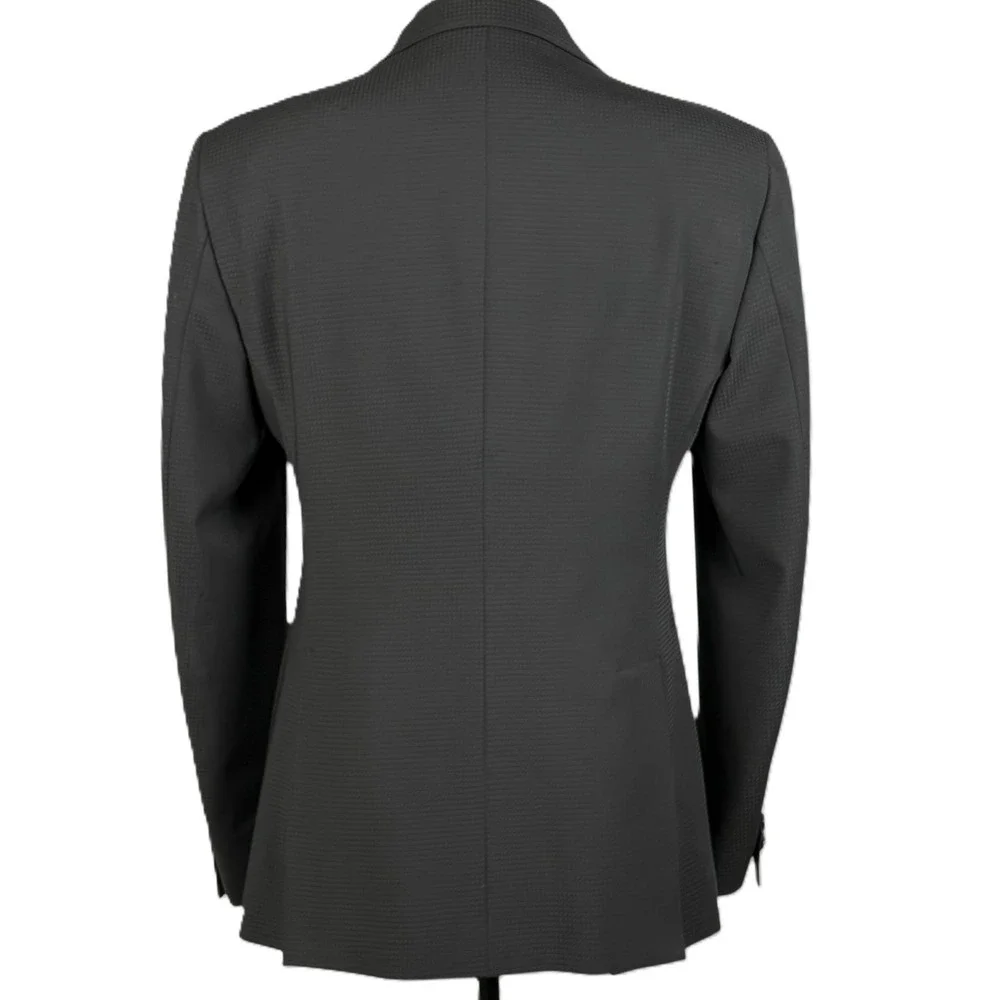 Emporio Armani Jude Line Blazer Mens 38US 48IT Black Single Button Italy